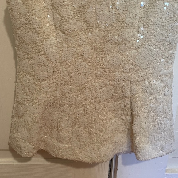 New Antonio Melani Luella Sequin Tweed Sleeveless Top size 0 - Picture 8 of 13